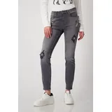 Monari Jeans mit Schmuck Steel - 38