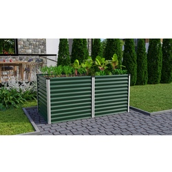 VITAVIA Hochbeet »Meta 858«, BxHxL: 96,17 x 86 x 187,68 cm, Zincalume/Aluminium - gruen