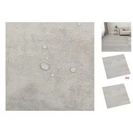 vidaXL PVC-Fliesen Selbstklebend 55 Stk. 5,11 m2 Hellgrau