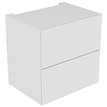 Keuco Edition 11 Modul-Unterbauschrank 31315110100 70 x 70 x 53,5 cm, mit LED-Beleuchtung, Lack Seidenmatt, Glas Anthrazit