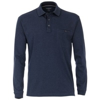 CASAMODA Langarm-Poloshirt blau XL