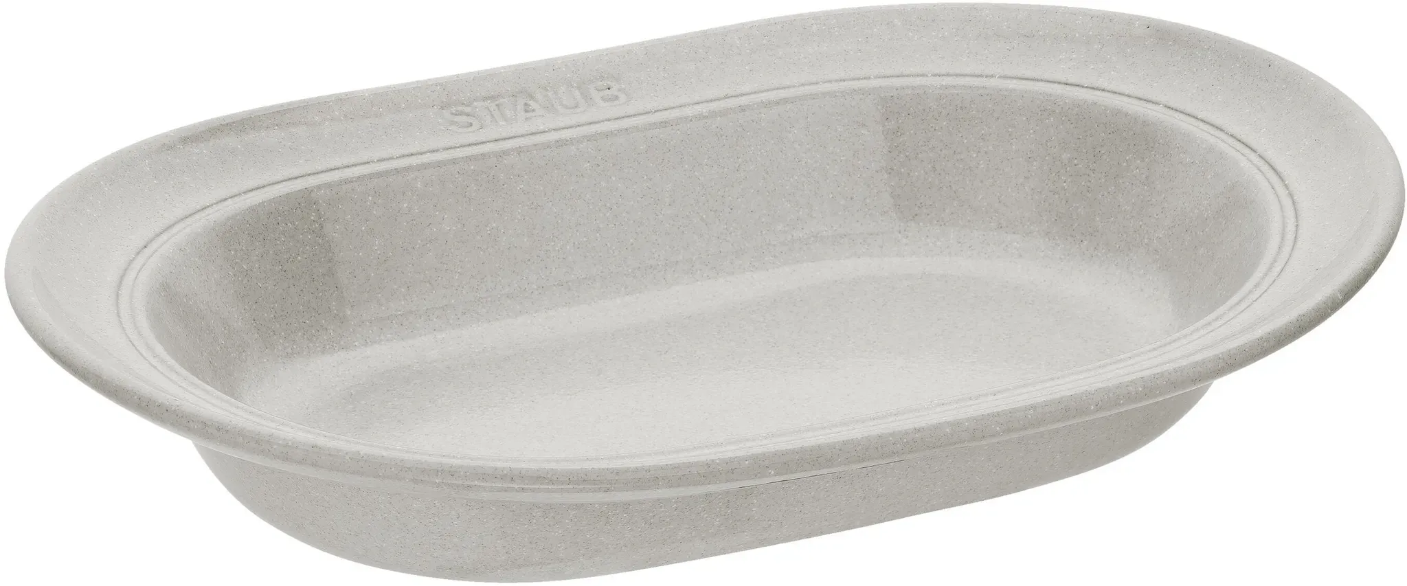 Staub Dining Line Piatto ovale - 25 cm, tartufo bianco