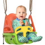 Outsunny 3-in-1 Babyschaukel mit Verstellbarem Seil