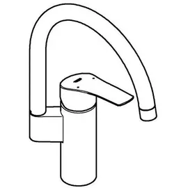Grohe Eurosmart Einhand-Spültischbatterie chrom