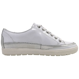 CAPRICE Damen Low Sneaker Low Top G-Weite 9-23654-42 Weiß 197 White Comb - EU 35.5