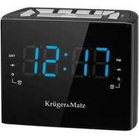 Krüger&Matz Kruger & Matz KM0812 Radio Clock Digital Black