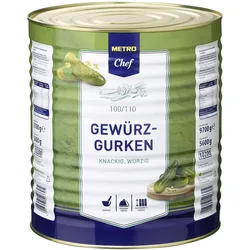 METRO Chef Gewürzgurken Knackig & Würzig 100/110 (10,2 l)