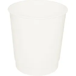 Papierkorb Kunststoff, weiß, Inhalt: 10,00 Liter