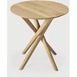 Ethnicraft Mikado Indoor Beistelltisch Eichenholz Rund - Natur