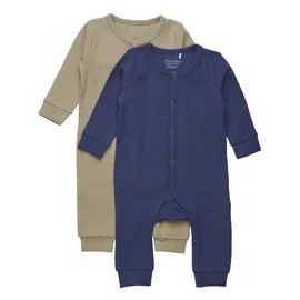 MINYMO Outdoor Overall "Jumpsuit LS (2-pack)" in Blau | Gr.: 80