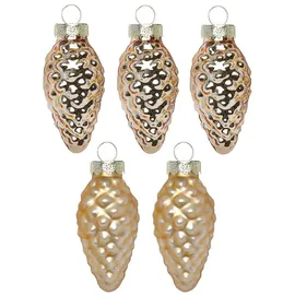 Inge‘s Christmas Decor (Brokatgold Kugel-Weihnachtsschmuck Gold 12 Stück(e)