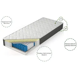 kaiser möbel Taschenfederkernmatratze Singapur 120 x 200 cm H1 | H3