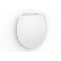 K&H Sanitary Duschwell Duroplast WC-Sitz - Weiß Smart