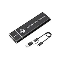 NPO 2 TB tragbare Externe SSD, bis zu 1000 MB/s Ultra Speed USB 3.2 Gen2 externes Solid-State-Laufwerk USB-C Mini Externe SSD für Laptops, Typ-C-Geräte