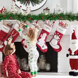 luxuskollektion Weihnachtsgirlande 2.7m Treppe Geländer Tür Kamine Innen Außen Schnee