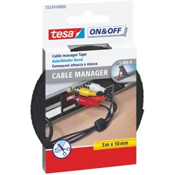 tesa Klettband schwarz