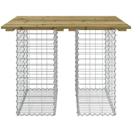 deluke Gartenbank Gabionen TELLE 100 x 102 x 72 cm