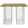 deluke Gartenbank Gabionen TELLE 100 x 102 x 72 cm