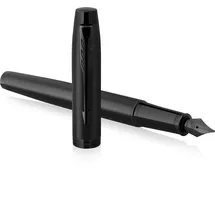 Parker IM Achromatic Patronenfüller mattschwarz M (mittel), 1 St.