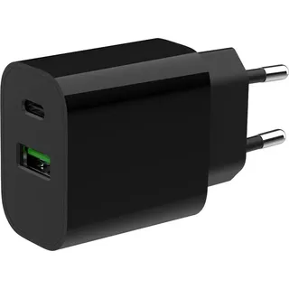 Gembird TA-UC-PDQC20-01-BK Ladegerät für Mobilgeräte Universal Schwarz - Schwarz