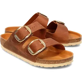 Birkenstock Arizona Big Buckle Nubukleder geölt schmal cognac 39