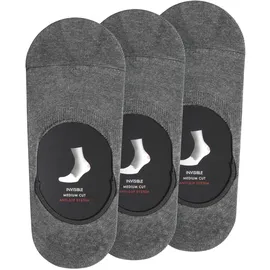 Falke Step Füßlinge 3er Pack Light Greymel 41-42