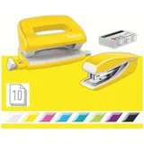 Leitz Locher und Heftgeräte Set NeXXt WOW gelb
