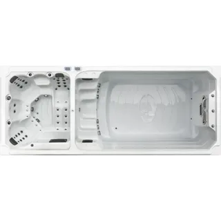 Waterwave SwimSpa 'FUEGO' 590x235 LUXUS & ELEGANZ 2 Kammern Swimspa