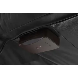 KAWOLA Relaxliege LETICIA Leder 0 x 0 x 0 cm schwarz mit Nackenkissen