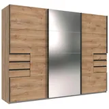 Premium Living Schwebetürenschrank Saigon 270 x 208 x 0 cm Braun