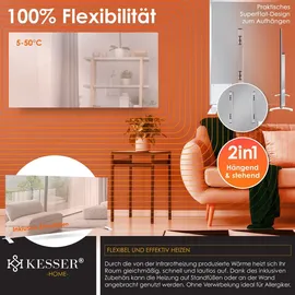 Kesser Spiegelheizung 600 W Weiß