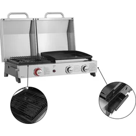 Habitat et Jardin Plancha Gasgrill grau