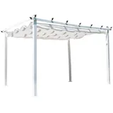 gardenson Pergola Lazio ca. 395x245x295 cm Weiß