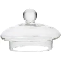 MOLUCKFU Glas-Teekannendeckel Ersatzdeckel Für Teekanne Aus Glas Hitzebeständiger Transparenter Teekannendeckel Zubehör Für Glasteekanne Haushalt Partys Und Camping 2.56Inch