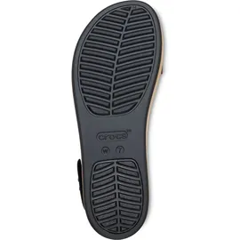 Crocs Herren Brooklyn Cork Low Wedge Sandalen, Black/Black, 39/40 EU