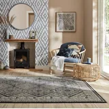 Teppich FLAIR RUGS "Arianna Jute" Teppiche Gr. B: 200cm, 8mm, L: 290cm, beige (natur) Jute Teppich