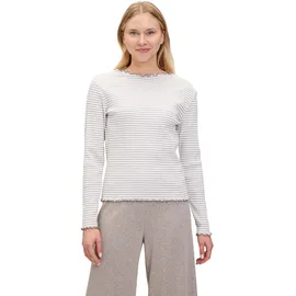 Cartoon Damen mit Kragen 42, Weiß/Taupe | 42