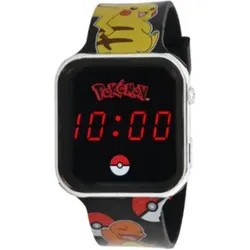 BRANDUNIT POK4322 Accutime LED-Kinderuhr Pokémon (schwarz)