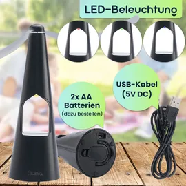 casativo 2-Flügel Insektenwedler 2er-Set mit LED-Beleuchtung