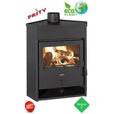 Kaminofen Eckmodell Holz Verbrennung Prity AM D  BImSchV2 12,5kw Eco Planet 2025