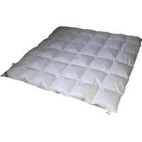 Betten Hofmann Daunenbett Kassetten Bett Daunendecke 6x6, 200x200 cm Ganzjahresbett, warm, kuschelig, Naturprodukt