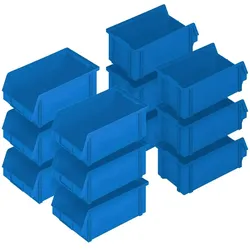 BRB 12x Sichtbox CLASSIC FB 3Z, LxBxH 350/300x200x145 mm, Inhalt 8,7 Liter, blau