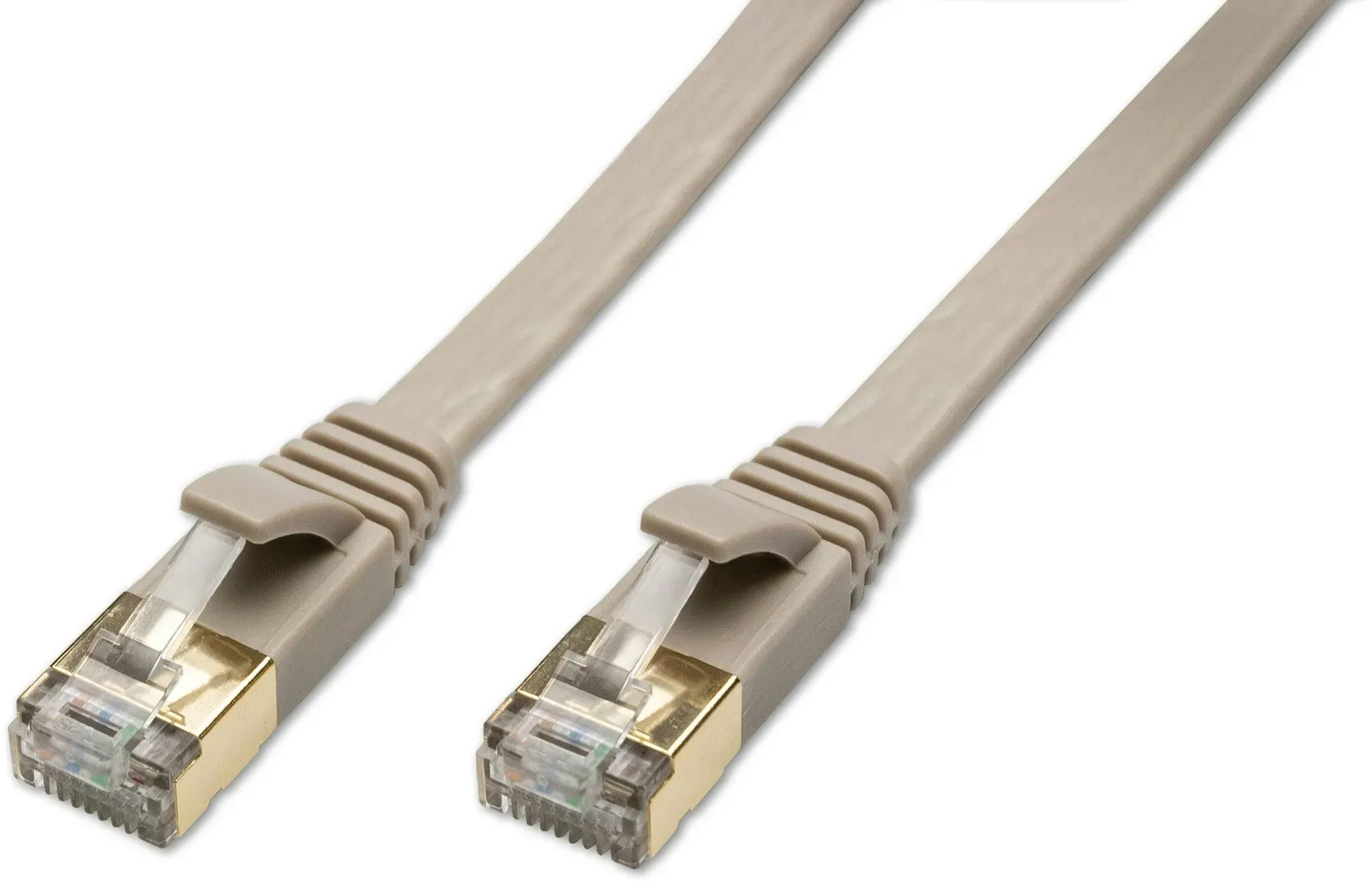 Captiva Kabel Patchkabel CAT 8 Kabel für Netzwerk, LAN und Ethernet 0,5m grau