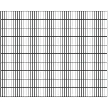 FA-Bausysteme Doppelstabmattenzaun 6/5/6 250 x 203 cm Anthrazit