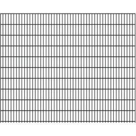 FA-Bausysteme Doppelstabmattenzaun 6/5/6 250 x 203 cm Anthrazit