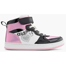 Hoher Sneaker - Damen - pink