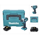 Makita DTD 152 A1J Akku Schlagschrauber 18 V 165 Nm 1/4" + 1x Akku 2,0 Ah + Makpac - ohne Ladegerät