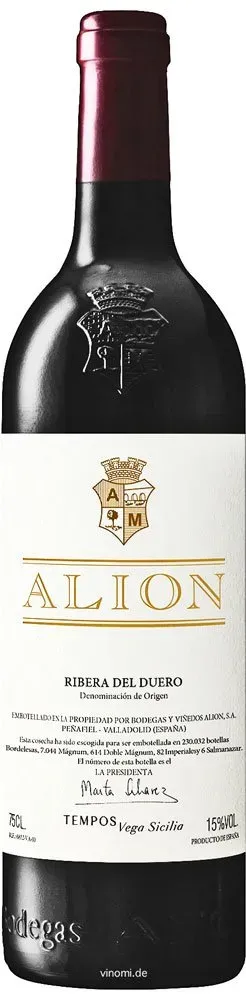 Alión Vega Sicilia Ribera del Duero 2019