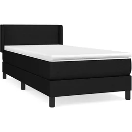 vidaXL Boxspringbett 100 x 200 cm Schwarz