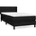 vidaXL Boxspringbett 100 x 200 cm Schwarz